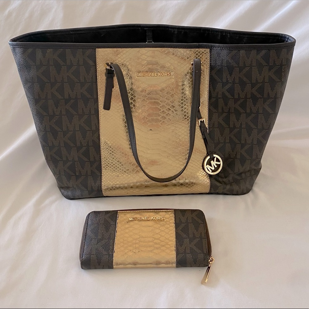 Michael Kors Tote and Wallet